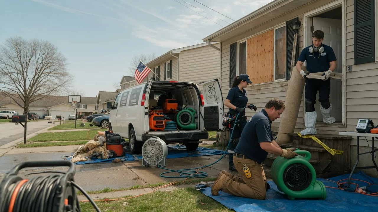 Water Damage Restoration in Brutus, MI near me